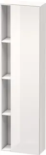 DU Hochschrank DuraStyle 240x500x1800mm 1 Tür, TA re., weiß hgl./weiß hgl.