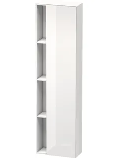 Duravit Hochschrank DuraStyle 240x500x1800mm 1 Tür, TA re., weiß hgl./weiß hgl. – Bild 4
