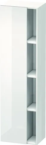 Duravit Hochschrank DuraStyle 360x500x1800mm 1 Tür, TA li., weiß hgl./weiß hgl.
