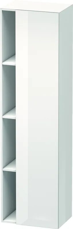 Duravit Hochschrank DuraStyle 360x500x1800mm 1 Tür, TA re., weiß hgl./weiß hgl.