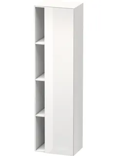 Duravit Hochschrank DuraStyle 360x500x1800mm 1 Tür, TA re., weiß hgl./weiß hgl. – Bild 2