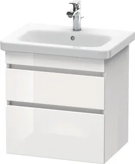 Duravit WTU wandh. DuraStyle 448x580x610mm 2 SchKa,232065,weiß hgl./weiß hgl. – Bild 3