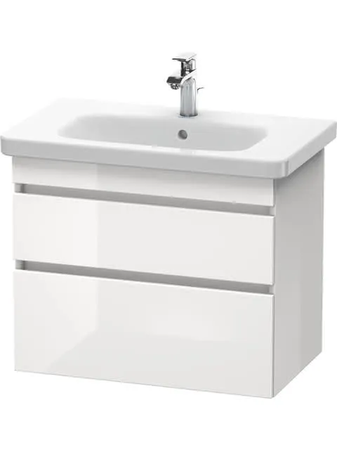 Duravit WTU wandh. DuraStyle 448x730x610mm 2 SchKa,232080,weiß hgl./weiß hgl.