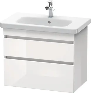 Duravit WTU wandh. DuraStyle 448x730x610mm 2 SchKa,232080,weiß hgl./weiß hgl. – Bild 3