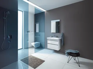 Duravit WTU wandh. DuraStyle 448x730x610mm 2 SchKa,232080,weiß hgl./weiß hgl. – Bild 4