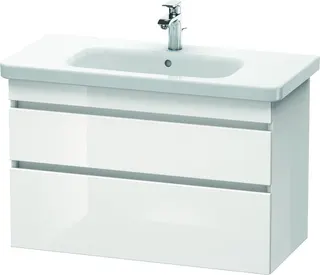 Duravit WTU wandh. DuraStyle 448x930x610mm 2 SchKa,232010,weiß hgl./weiß hgl. – Bild 3