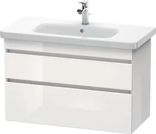 Duravit WTU wandh. DuraStyle 448x930x610mm 2 SchKa,232010,weiß hgl./weiß hgl. – Bild 5