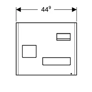 Magnetwand 44,9 x 38,8 x 7,5 cm design4YOU 2.0, Metall pulverbe, Sand – Bild 4