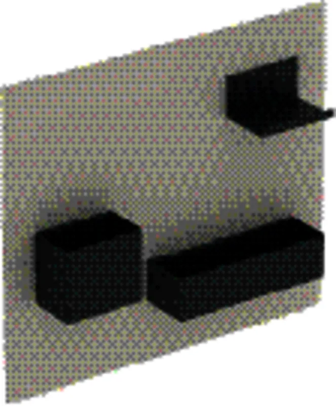 Magnetwand 44,9 x 38,8 x 7,5 cm design4YOU 2.0, Metall pulverbe, Sand