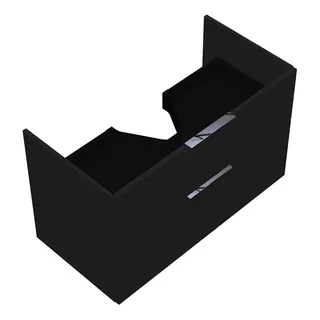 sanibel-Waschtisch-Unterbau 2.0 FLEX WVKT095 950mm breit Schubl/Auszug Grau Hochglanz