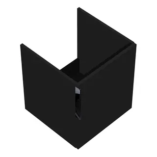sanibel-Waschtisch-Unterbau 2.0 FLEX WVLC045R 450mm breit Tür rechts Grau Hochglanz