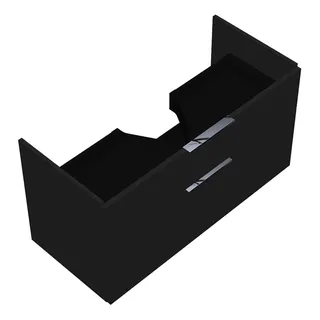 sanibel-Waschtisch-Unterbau 2.0 FLEX WVLL100 1000mm breit Schubl/Auszug GrauHochglanz