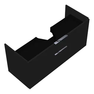 sanibel-Waschtisch-Unterbau 2.0 FLEX WVLZ115 1150mm breit Schubl/Auszug GrauHochglanz