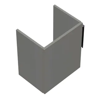 sanibel-Waschtisch-Unterbau 2.0 FLEX WVPV040L 400mm breit Tür links Weiß Glänzend