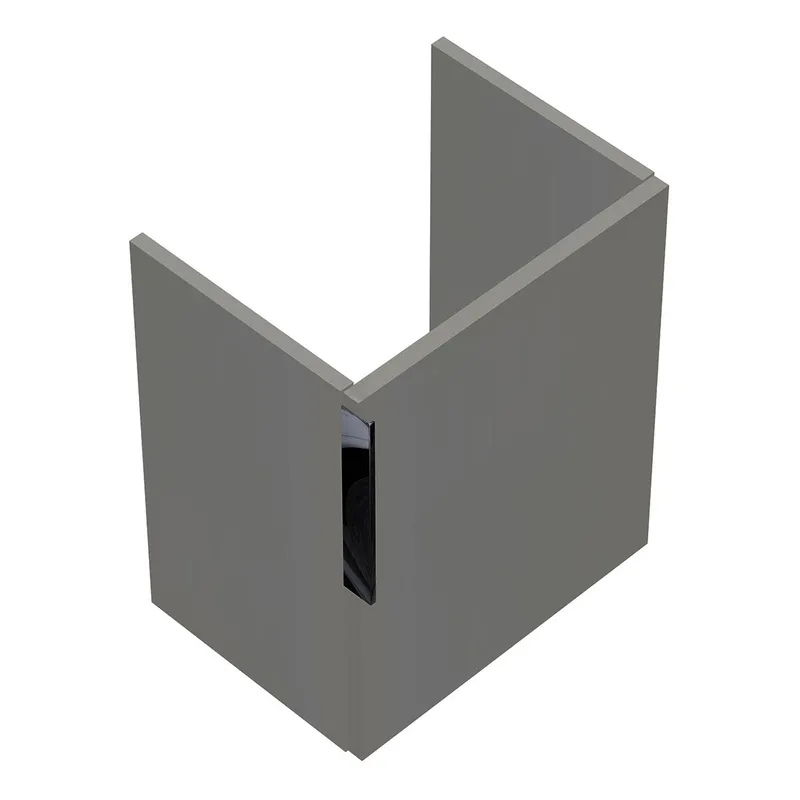 sanibel-Waschtisch-Unterbau 2.0 FLEX WVPV040R 400mm breit Tür rechts Weiß Glänzend