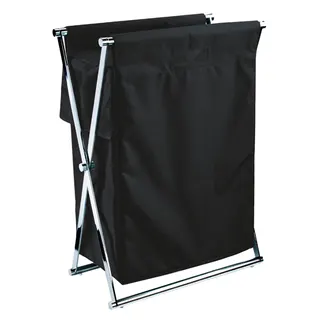 Decor Walther Cross WB Laundry Basket klappbar,CROSS WB S chrom/schwarz
