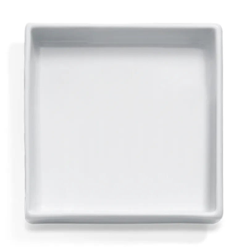 Decor Walther Schale 110x110mm DW616 Porzellan + Einsatz DW616/1 edelstahl