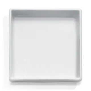 Decor Walther Schale 110x110mm DW616 Porzellan + Einsatz DW616/1 edelstahl