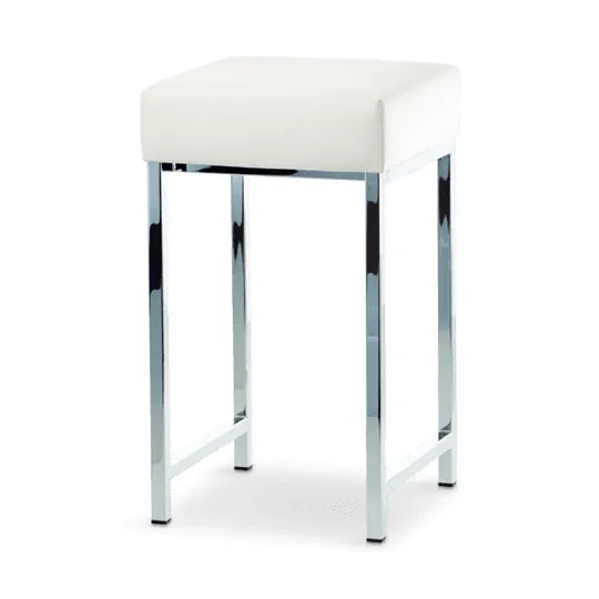 Decor Walther Badhocker Duschwanne 64 0502804 chrom / Sitz weiß