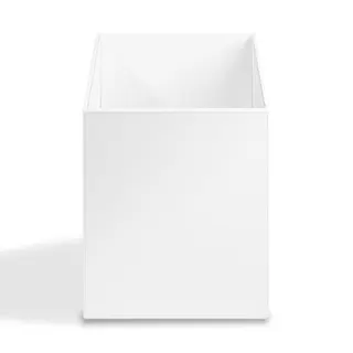 Decor Walther Papierkorb ohne Deckel BROWNIE PK, 0924850 weiß/quadratisch