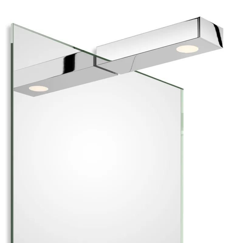 Decor Walther LED-Spiegelaufsteckleuchte FLAT 1, 0418700 chrom