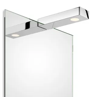 Decor Walther LED-Spiegelaufsteckleuchte FLAT 1, 0418700 chrom