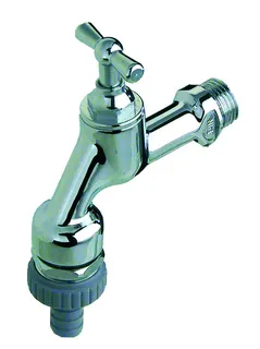 AIPS SF SEPP Arm.Kombi Knebel OT m. RV G3/4 (DN20)xG1 (DN25) A/A MS mattchr.