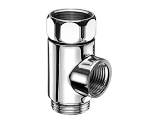 SCHELL T-Stück Überwurfmutter, 3/4", chrom