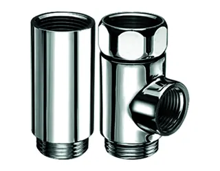 SCHELL T-und Distanzstück Überwurfmutter, 3/4", chrom
