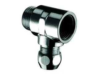 SCHELL T-Stück Quetschverschraubung, 1/2"x10, chrom