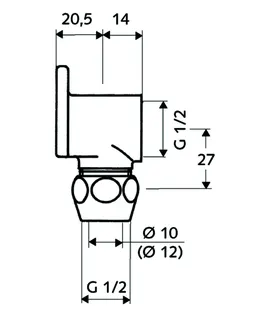 SCHELL Wandscheibe Quetschverschraubung, 1/2"x10, chrom – Bild 2