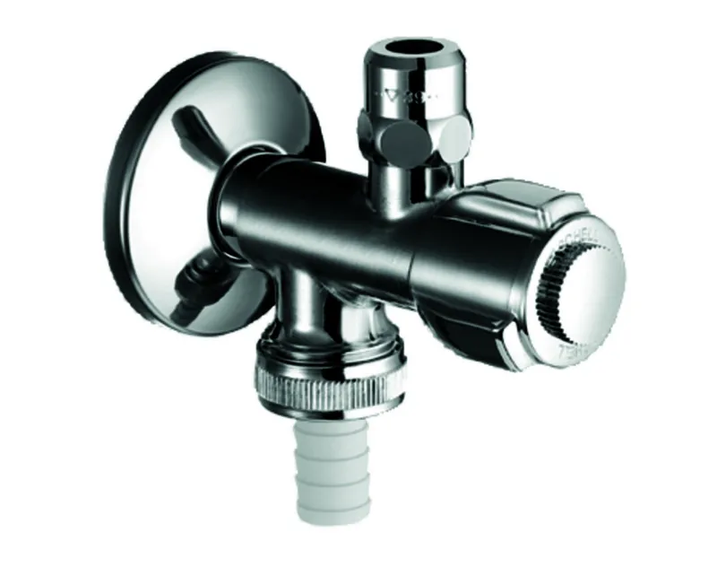SCHELL Doppelanschluss-Eckventil COMFORT RV, ASAG, 3/8", chrom