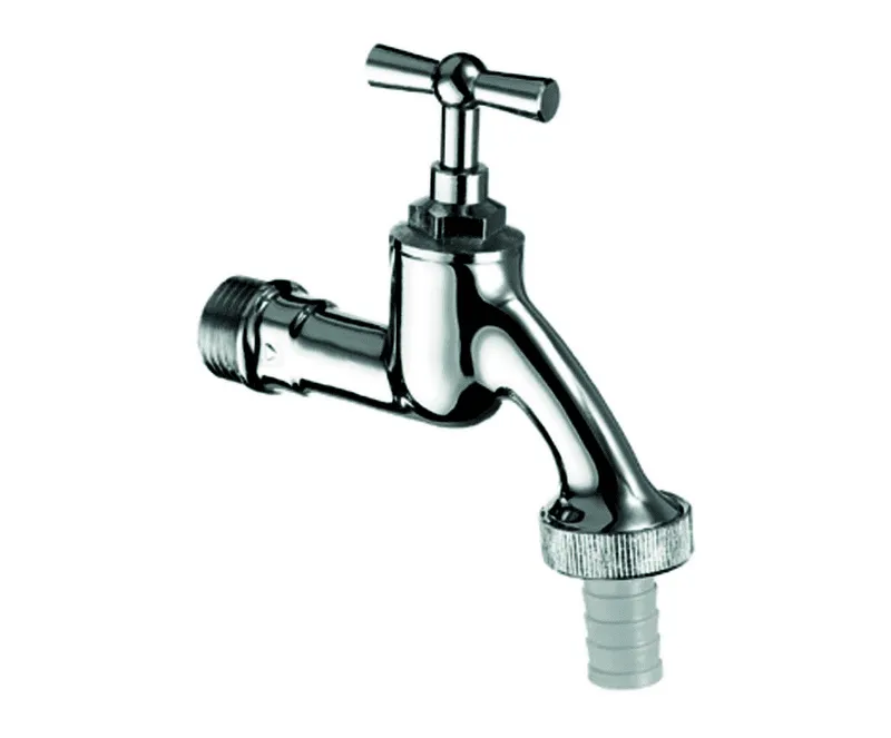 SCHELL Auslaufventil Knebelgriff, 1/2", mattchrom