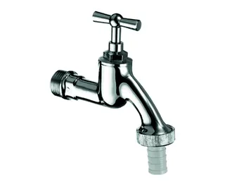 SCHELL Auslaufventil Knebelgriff, 1/2", mattchrom