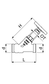 Schlösser Freistromventil Multi Nr.1572 nichtsteigend DN20x1"AG – Bild 2