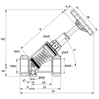 AIPS SF SEPP DIN-Basis KFR -Ven o. Entl. OT steig. Rp1 (DN25) I/I MS – Bild 2