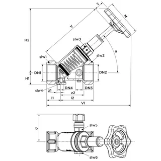 AIPS SF SEPP DIN-Basis KFR -Ven m. Entl. OT steig. Rp2 (DN50) I/I MS – Bild 2