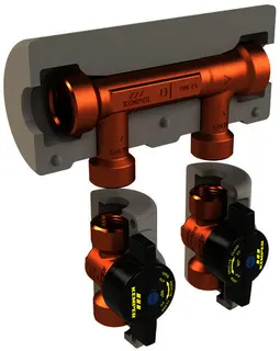 KEMPER KHS Venturi-Strömungsteiler-Gr.AP dynamisch, DN20,Abg.DN20,VAV DN20,IG