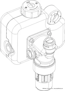 SYR Systemtrenner 6625, STBA 600 mit Druckminderer und Manometer, DN 15 – Bild 2