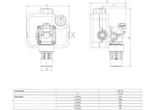 SYR Systemtrenner 6625, STBA 600 mit Druckminderer und Manometer, DN 15 – Bild 3