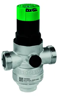 Honeywell Druckminderer D06FI-1E aus Edelstahl, o.Manometer, o.Verschrbg.