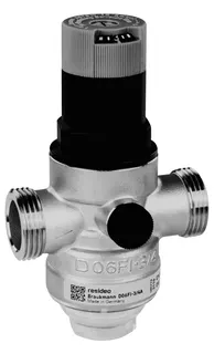 Honeywell Druckminderer D06FI-11/2E aus Edelstahl, o.Manometer, o.Verschrbg. – Bild 3
