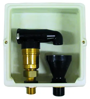 AIPS SEPP Safe UP-Rohrbelüfter Bauf.E in Wandeinbaukasten DN15 G1/2a x G3/4a
