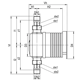AIPS SF SEPP Safe UP-Rohrunterbrecher DB R1/2 (DN15)xR1/2 (DN15) A/A, MS – Bild 2