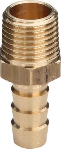 Viega Schlauchtülle 1845 in R1/2 x 1/2 Zoll Messing