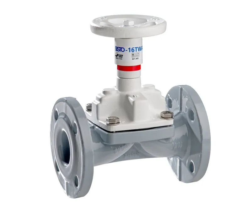 KSB Membranventil SISTO-16 TWA JL1040/Rilsan, DVGW-Wasser, PN16 DN125