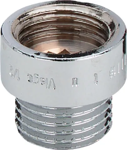 Viega Hahnverlängerung 3526 in G1/2 x 40mm Rotguss verchromt