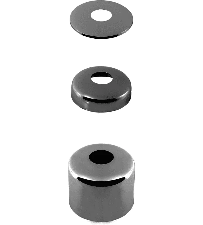 Hahnrosetten MS vc 1" x 40 mm