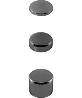 Blindrosette verchromt 61 mm D. x 25 mm H