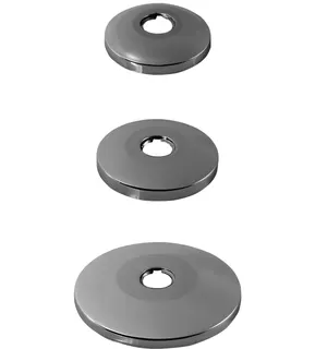 Gewinderosette 90mm x 3/4"(27mm) x 15mm verchromt